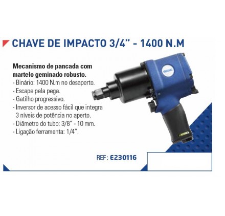 Chave de Impacto 3/4 "