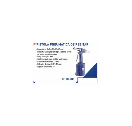 Pistola Pneumática de Rebitar